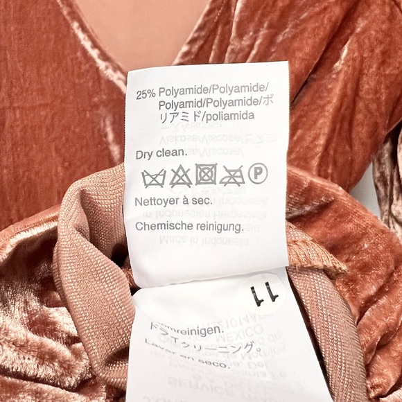 NWOT Madewell Velvet Tulip-Sleeve Ruffle Top - Picture 8 of 9